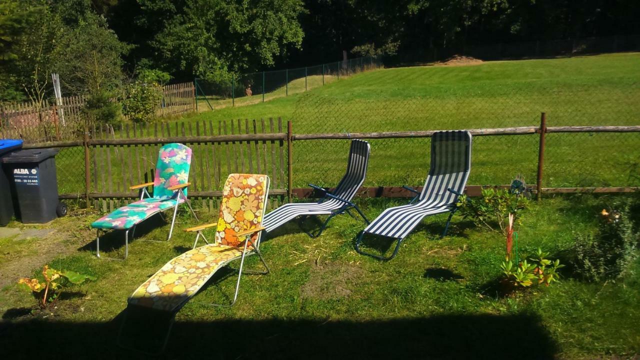 Ferienwohnung Am Wald Tharandt Bagian luar foto