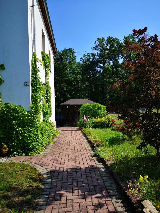 Ferienwohnung Am Wald Tharandt Bagian luar foto
