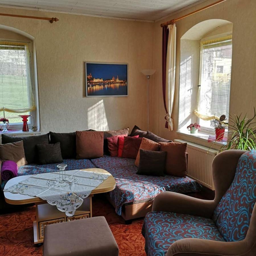 Ferienwohnung Am Wald Tharandt Bagian luar foto
